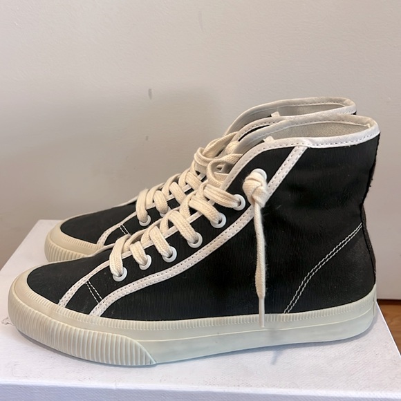 Re/done black/cream 90s High Tops in size 37 - Picture 4 of 5